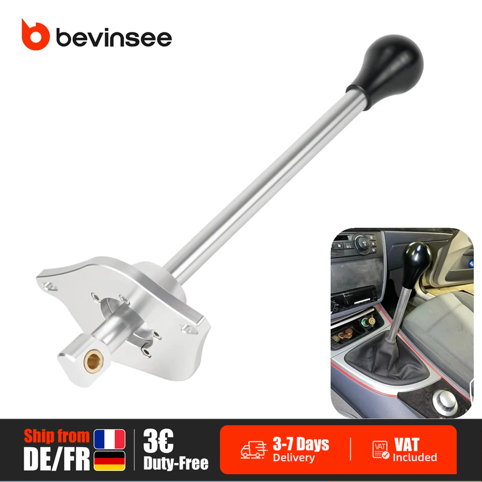 (Stock UE) Kit Leva Cambio Corta in Alluminio per BMW E90 E92 E91 E93 2006-2013, per BMW E87 E88 E82 E81 2006-2013