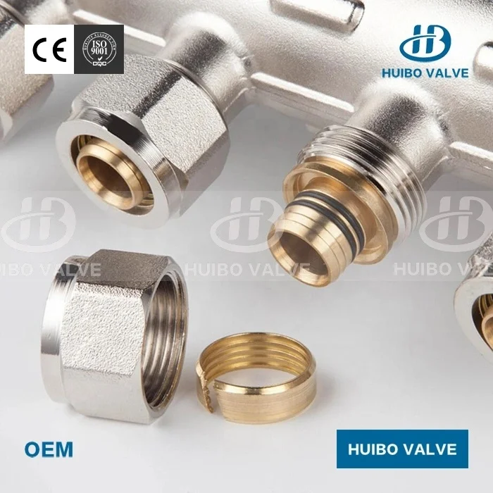 ATV&UTVModern Stainless Steel 304 Water Distribution Flow Meters for Hydronic Floor Heating Systems ISO 228 Certified Durable Ea