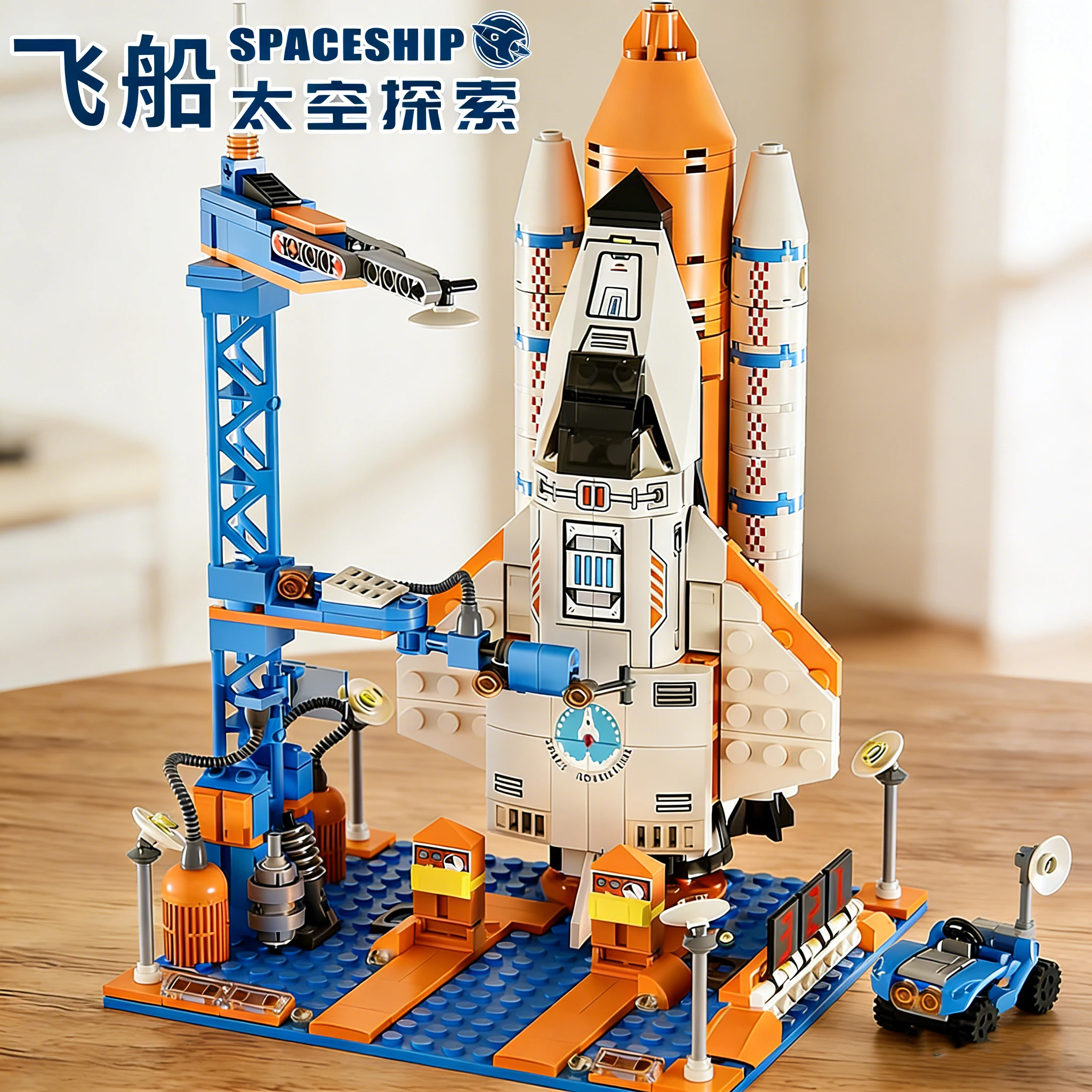 

Space Building Blocks Rocket Launch Center Spacecraft Model Space Rocket Building Blocks Children Toys Christmas Holiday Gift
