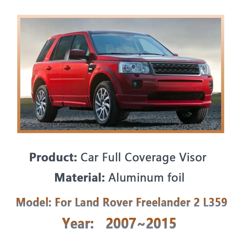 Car Full Sunshades For Land Rover Freelander 2 L359 Land Rover LR2 2007-2015 Anti-UV Visor Sun Protection Shades Car Accessories