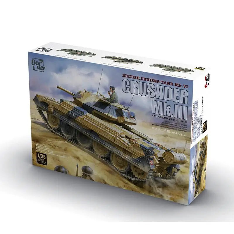 Border BT-012 1/35 BRITISH CRUISER TANK MK.VI CRUSADER MK.LLL Plastic model kit