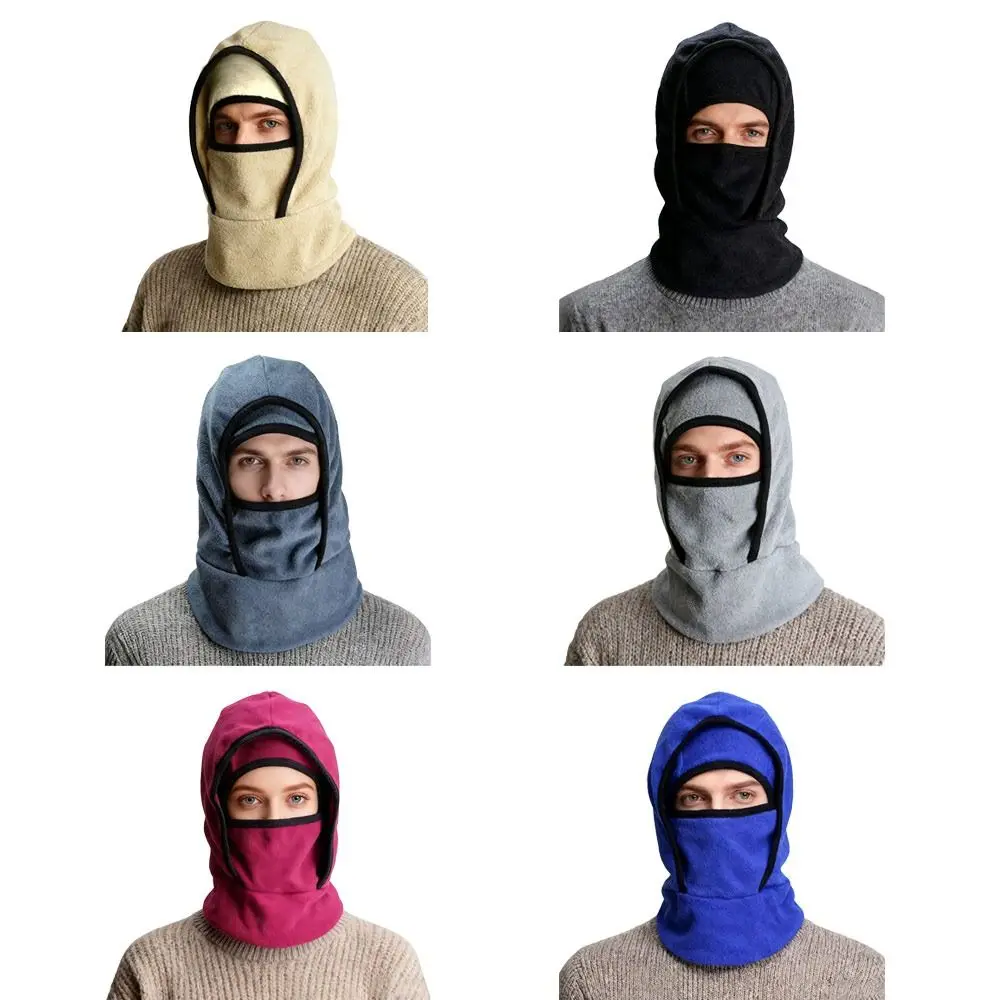 Fashion 3-in-1 Design Balaclava Full Face Windproof Ski Mask Caps Neck Warmer Winter Hat For Women Man