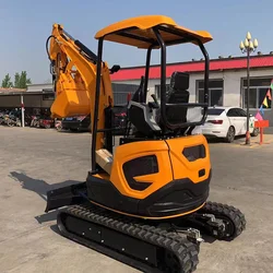 Customized 2.2-ton Mini Excavator Brand Mini Excavator for Agricultural Garden Use Crawler Mini Excavator for Sale