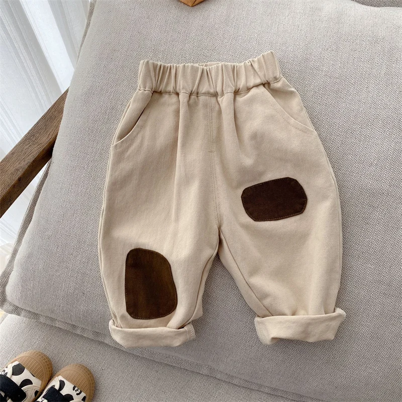 Boys Casual Pants Long Trousers Cotton 2024 Classic Spring Autumn Baby's Kids Pants High Quality Children's Clothing