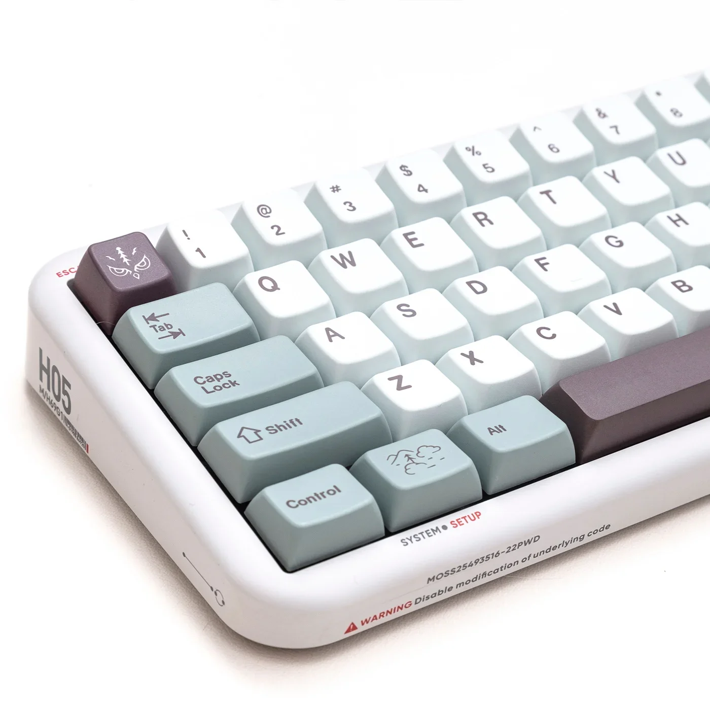 GMK Mist Keycap MDA High Personality PBT Sublimation 68 64 84 87 98 104