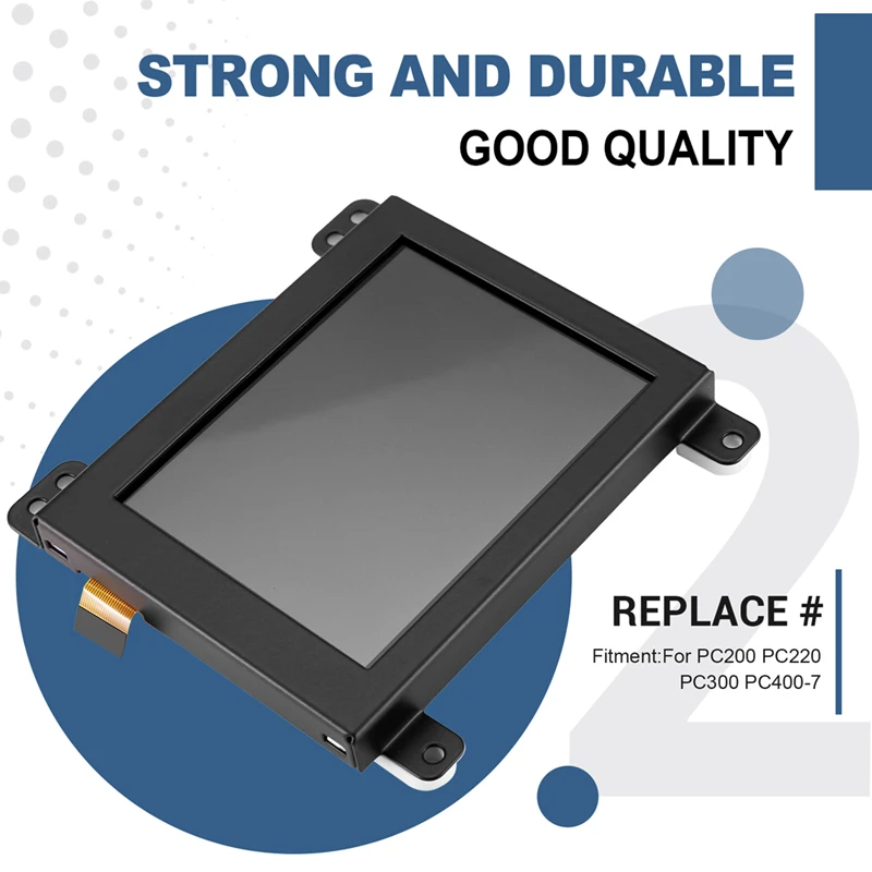 LCD Screen Display Panel For Komatsu PC200 PC220 PC300 PC400-7 Excavator Monitor Construction Machinery Repair Parts