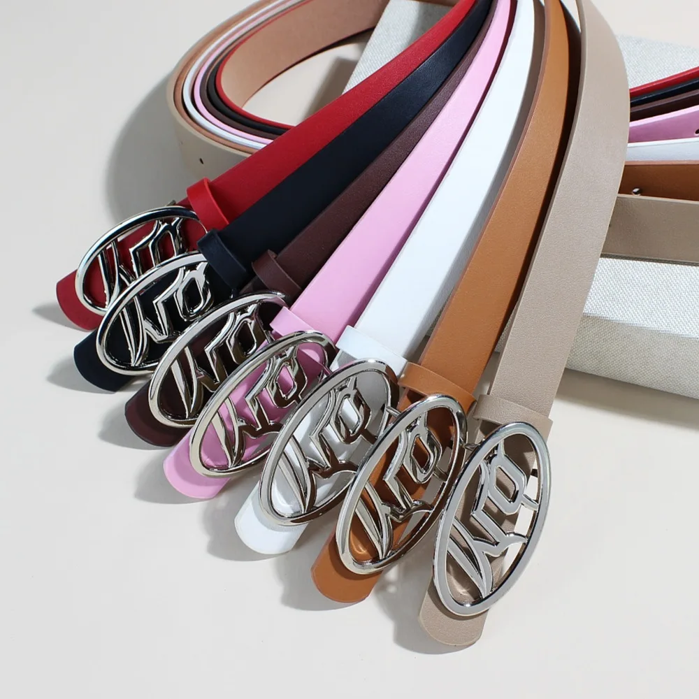 Новый ремень, индивидуальный необходимый гардероб, женский ремень, аксессуары для одежды, ремень на голову с D-образной кнопкой, новая мода, модный ремень