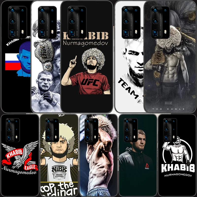 Khabib Nurmagomedov Soft Clear Phone Case For Huawei P30 Lite P10 P20 P40 P50 Pro Mate 40 Pro 30 20 10 Lite Cover Silicone