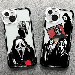 Scary Screaming Death Ghost Case For Samsung Galaxy A54 A34 A24 A14 A13 A53 A33 A73 A23 A05 A05S A72 A52 A52S A32 A22 A12 A51