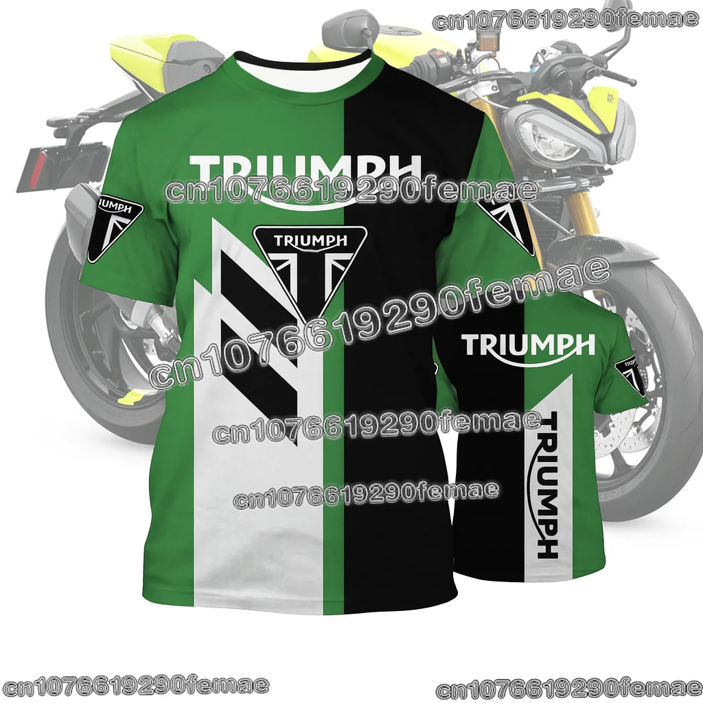 

Latest Triumph Motorcycle T-shirt 2026 Men’s Fan Edition Loose 3D Printed Comfortable Casual Streetwear Fashion Top