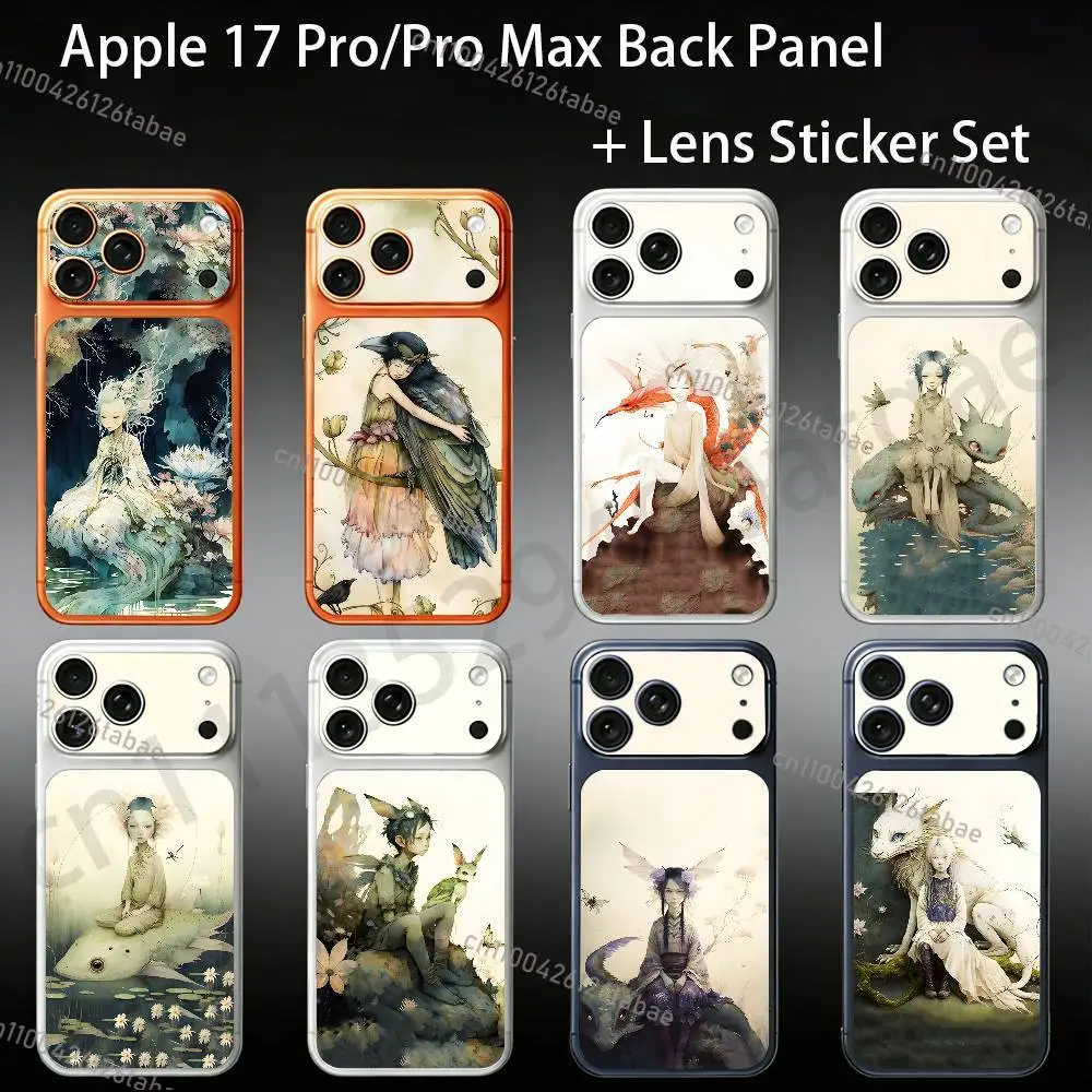 

Vvikaelff - CREATURES For iPhone 17Pro/ProMax Battry Back Cover with Camera Decal Skin Rear Protective Sticker Film