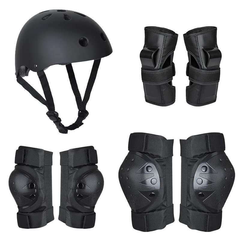 

Наколенники для взрослых и детей, наколенники для катания на скейтборде, локоть, шестисекционные подушечки для катания на роликовых коньках