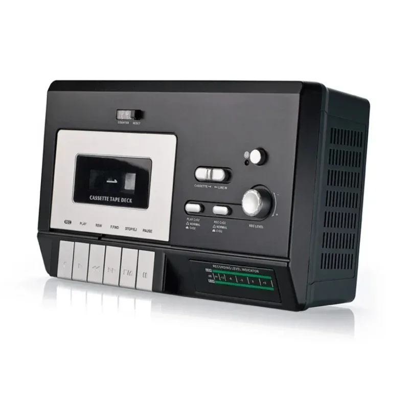 For multifunctional Portable tape player w/USB to PC Recording and Built-in Mono Speaker cassette recorder