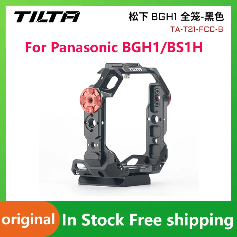 Tilta TA-T21-A-B Camera Cage for PANASONIC BGH1 Scratch Proof Camera 3/4-EF Lens Support HDMI Cable-Compatible Wire Clamp