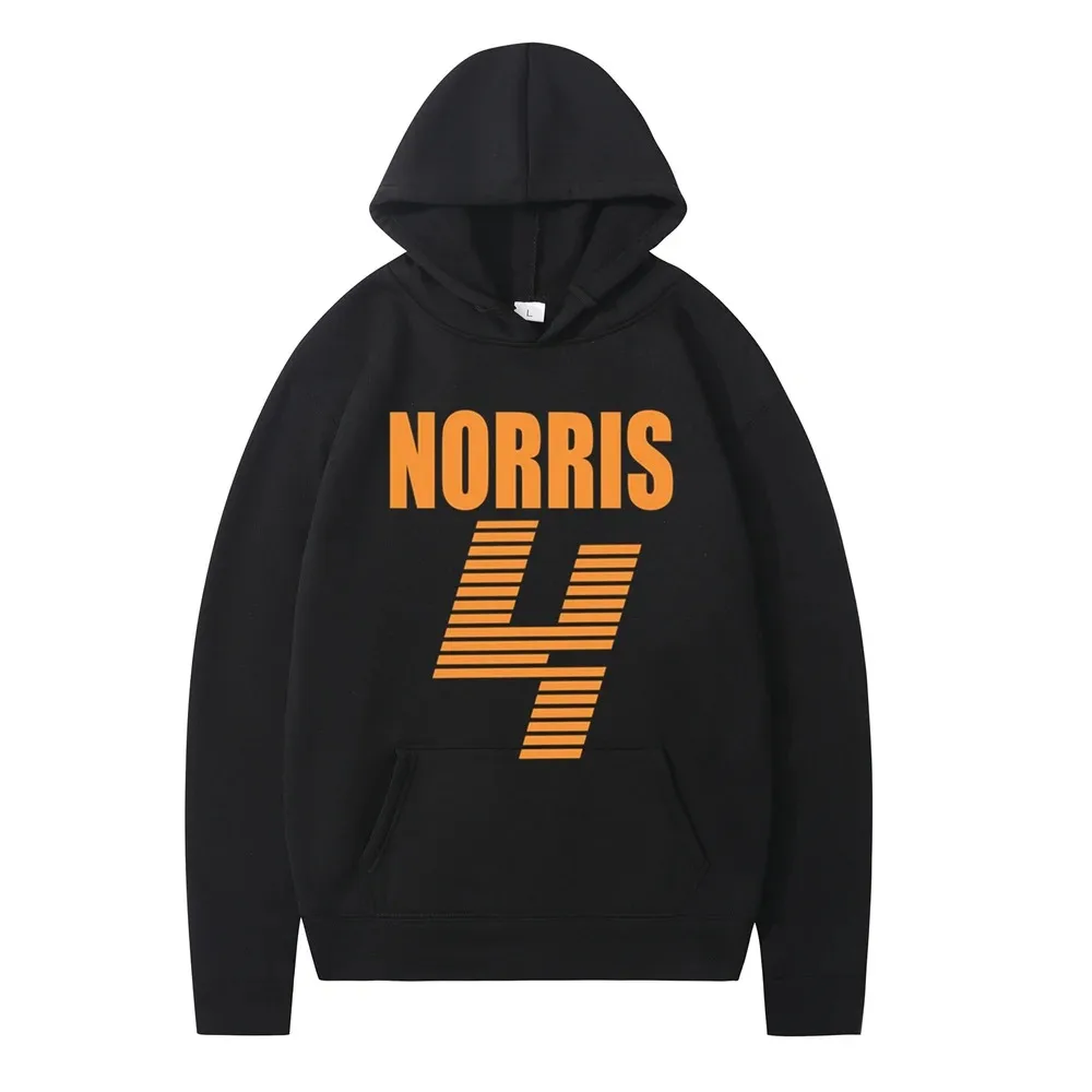 McLaren F1 sudadera con capucha Lando Norris estampada en 4 letras sudadera casual y de moda para hombres y mujeres