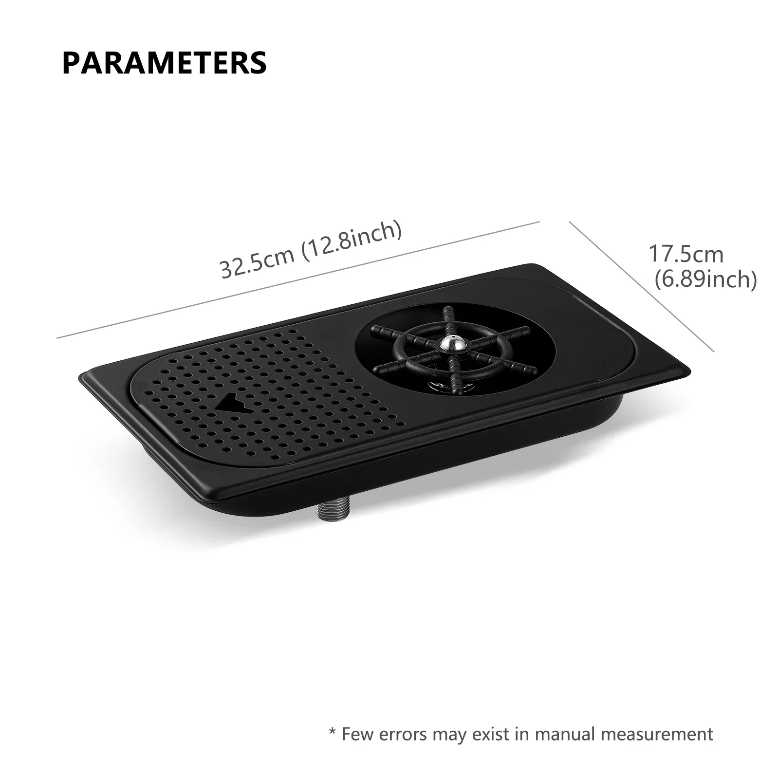 حوض زجاجي في معدن 3 قفازات، ستانلس ستيل، لأكواب القهوة، أنيق، قهوة، بار، اكسسوارات المطبخ المنزلية، أدوات باريستا #1