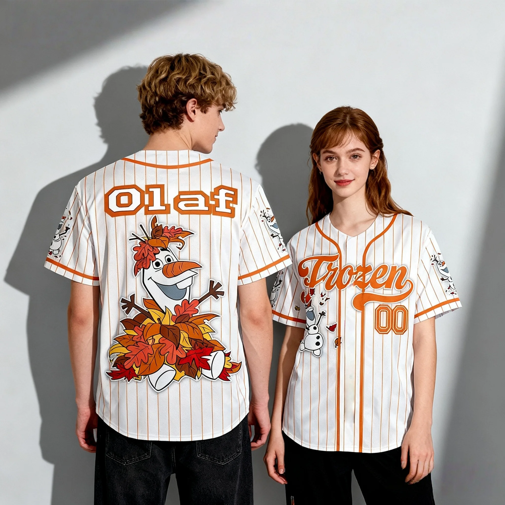 

Детская бейсбольная куртка оверсайз из серии «Холодное сердце» (Дисней), летняя, анимационная, памятная, для детей и родителей (комплект)