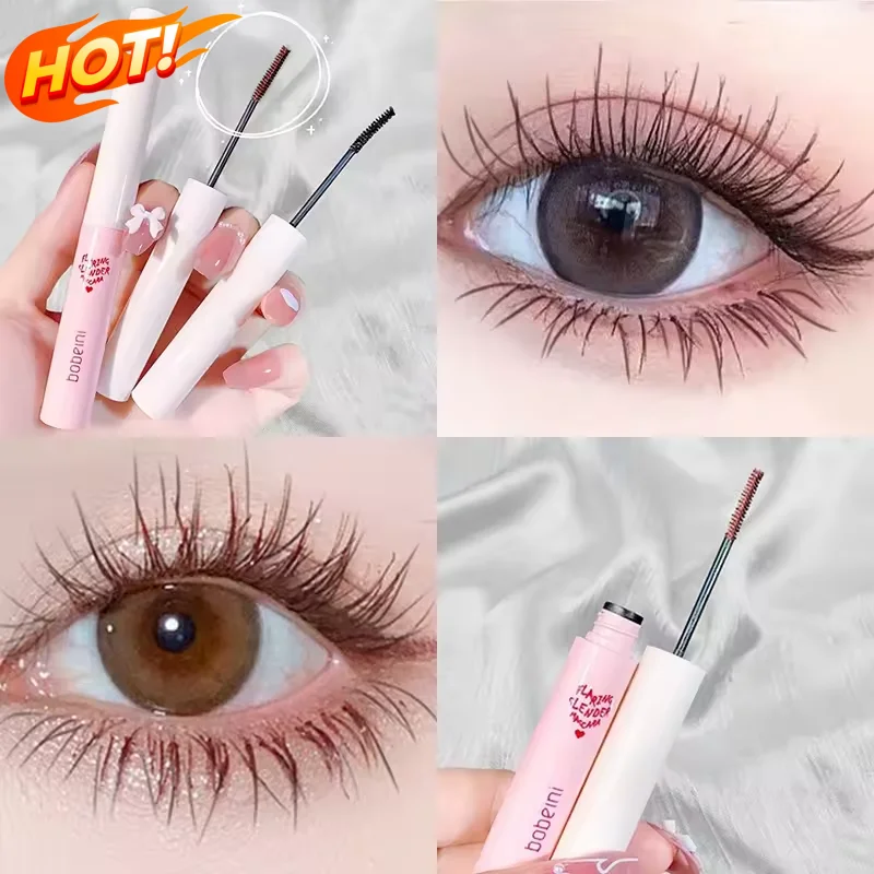 Máscara de pestañas 3d negra y marrón, alarga las pestañas, volumen Extra, pestañas naturales impermeables, maquillaje femenino, Cosméticos Coreanos, máscara de colores