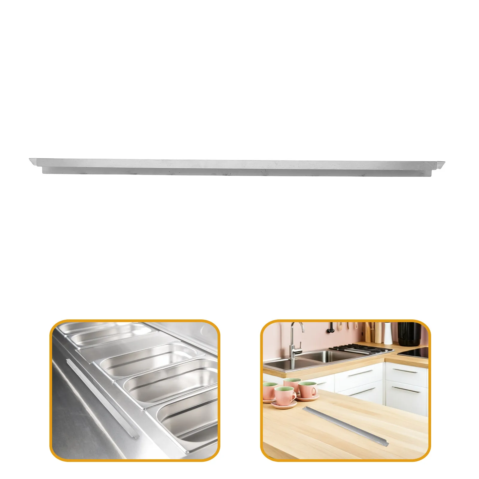 

Stainless Steel Steam Table Adapter Bars Hotel Pan Divider for Fractional Size Pans Food Tray Divider Rods for Kitchen Catering