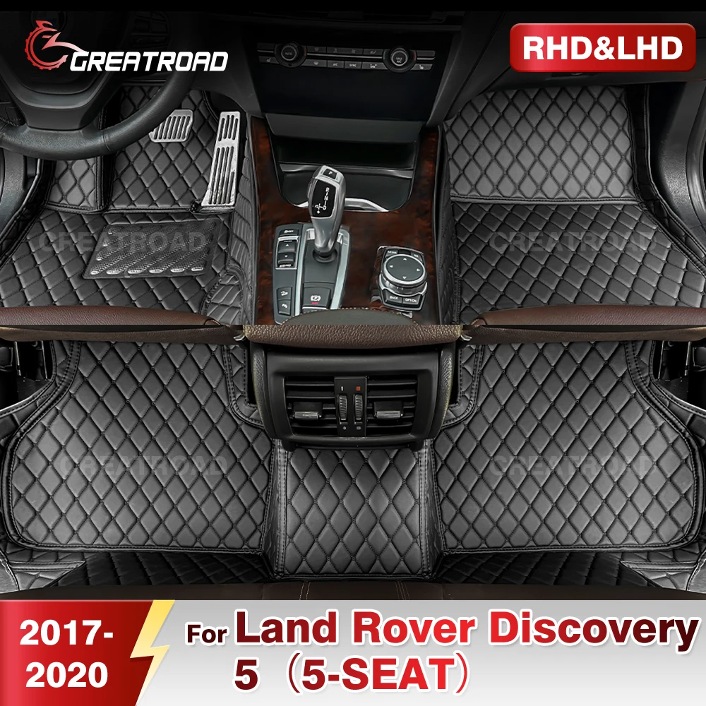 

For Land Rover Discovery 5（5-SEAT）2017 2018 2019 2020 Car floor mats Custom automobile carpet cover Interior Accessories