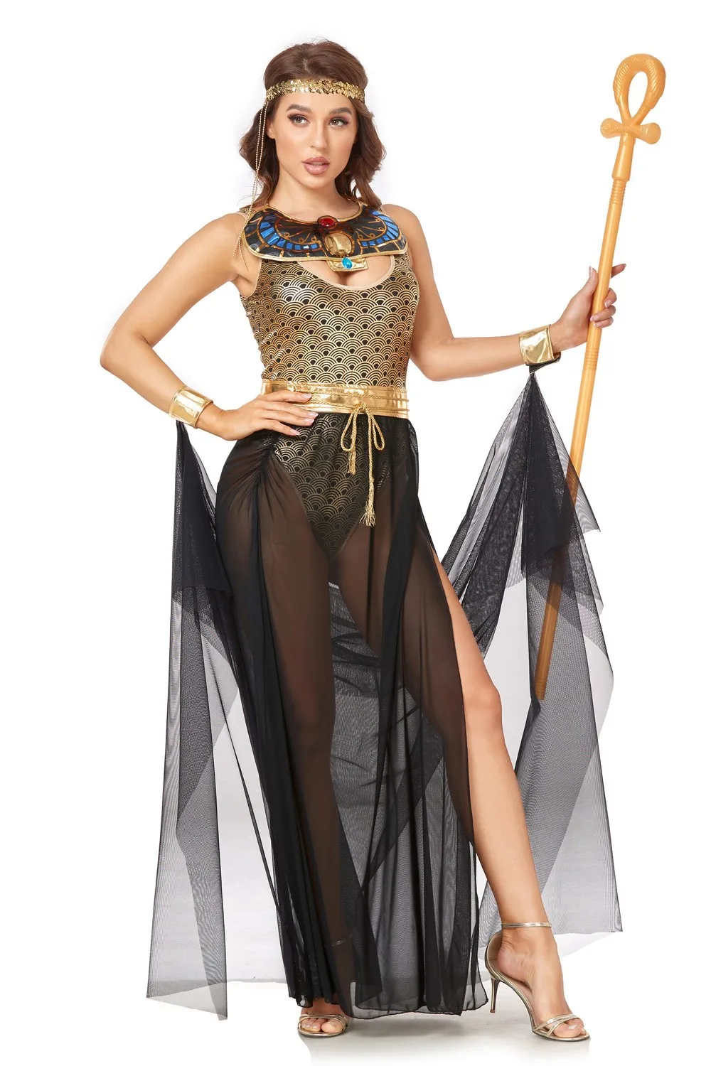 

Halloween Cosplay Egyptian Goddess Cleopatra Adult Party Costume