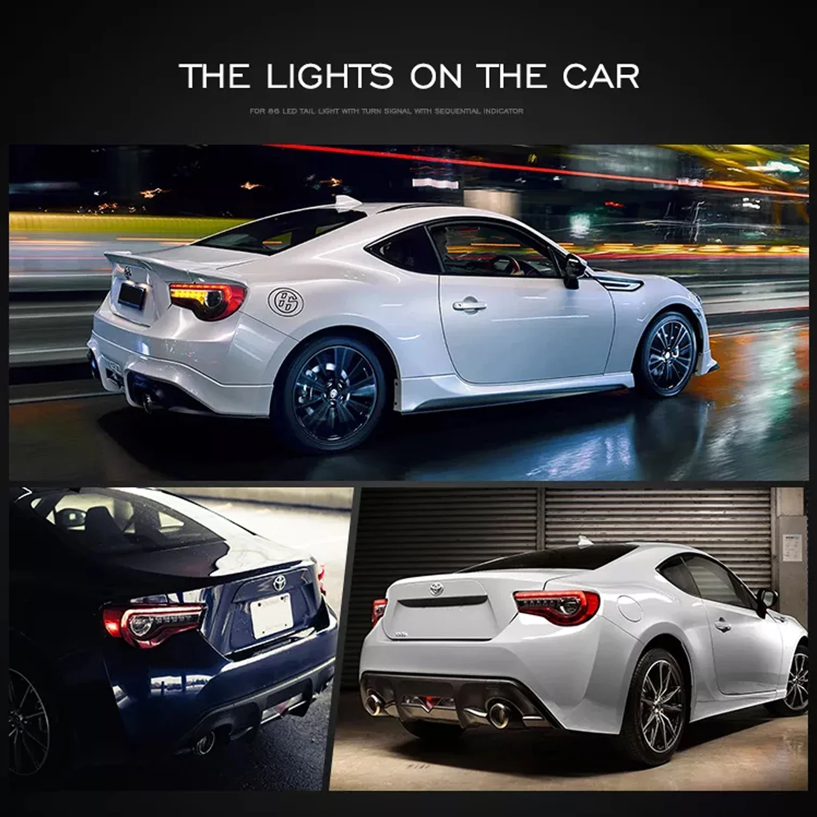 

Автомобильные аксессуары, светодиодные задние фонари для Toyota 86/Subaru BRZ 2013-2020 Scion FR-S 2013-2016 DRL, последовательные задние фонари указателя поворота