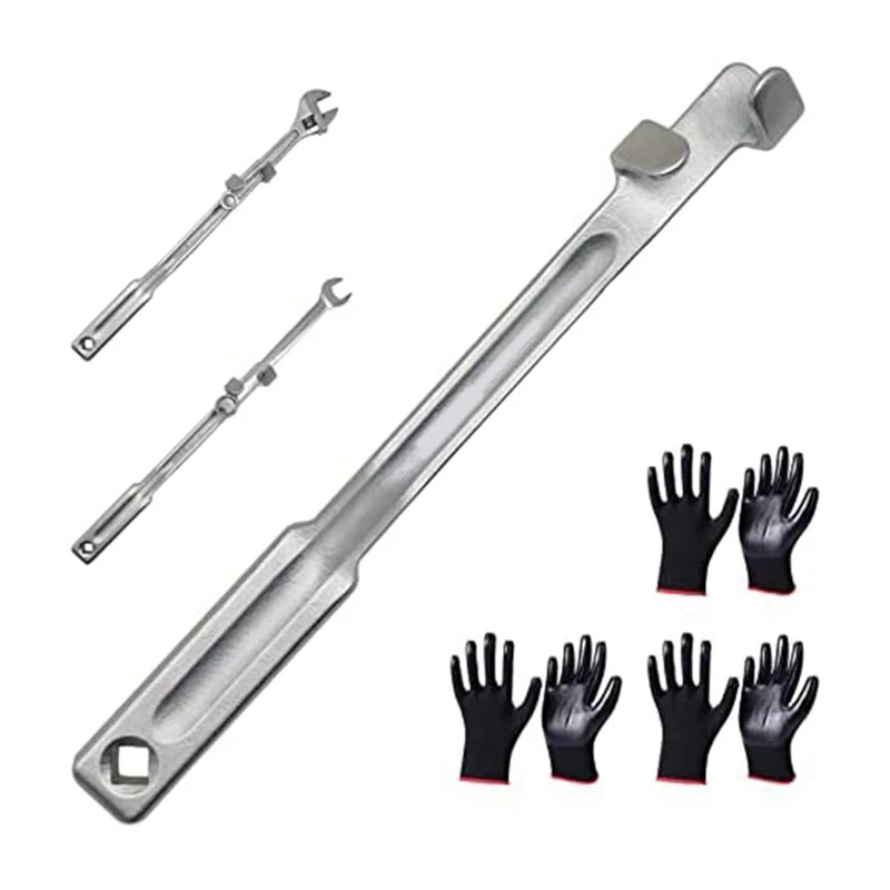 

Wrench Extender With 3 Pairs Non-Sliptorque Amplifier Bar Connecting Rod With 1/2Inch Hole For Drive Click Torque Wrench