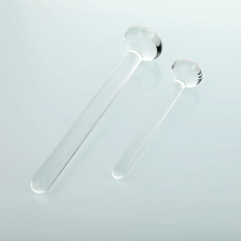 Hand Blown Simple Style Artificial Clear Glass Dick/Artificial Glass Dildo/Artificial Glass Penis for Sex Seller Distribution