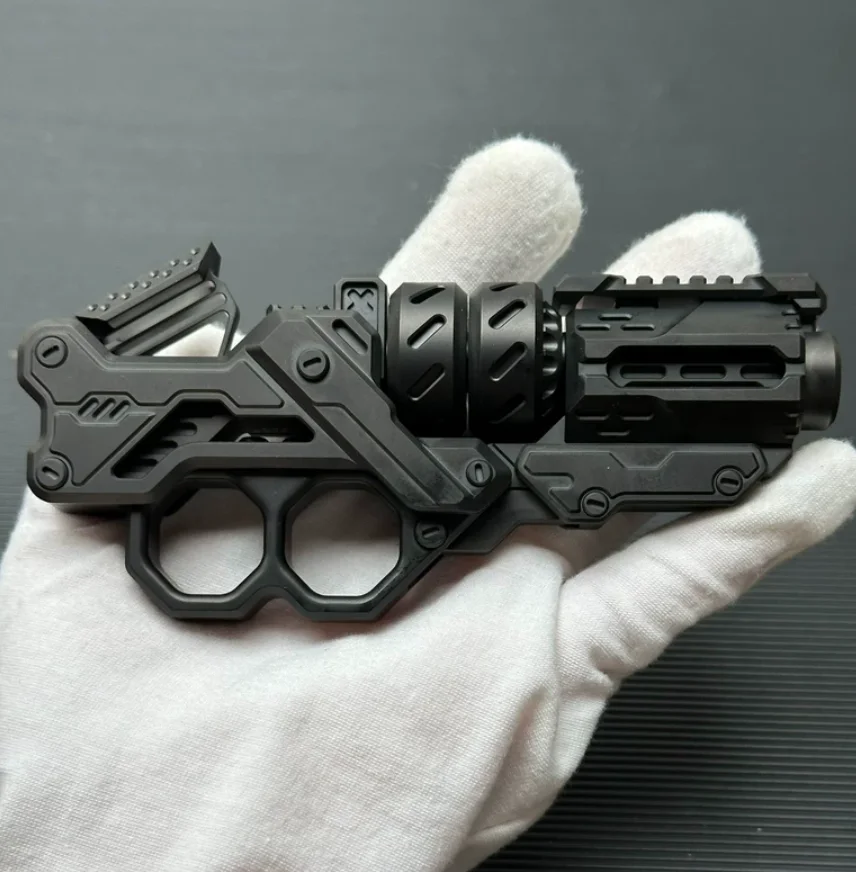Used EDC Xiangjie Titanium Black Fidget Slider Decompression Toy
