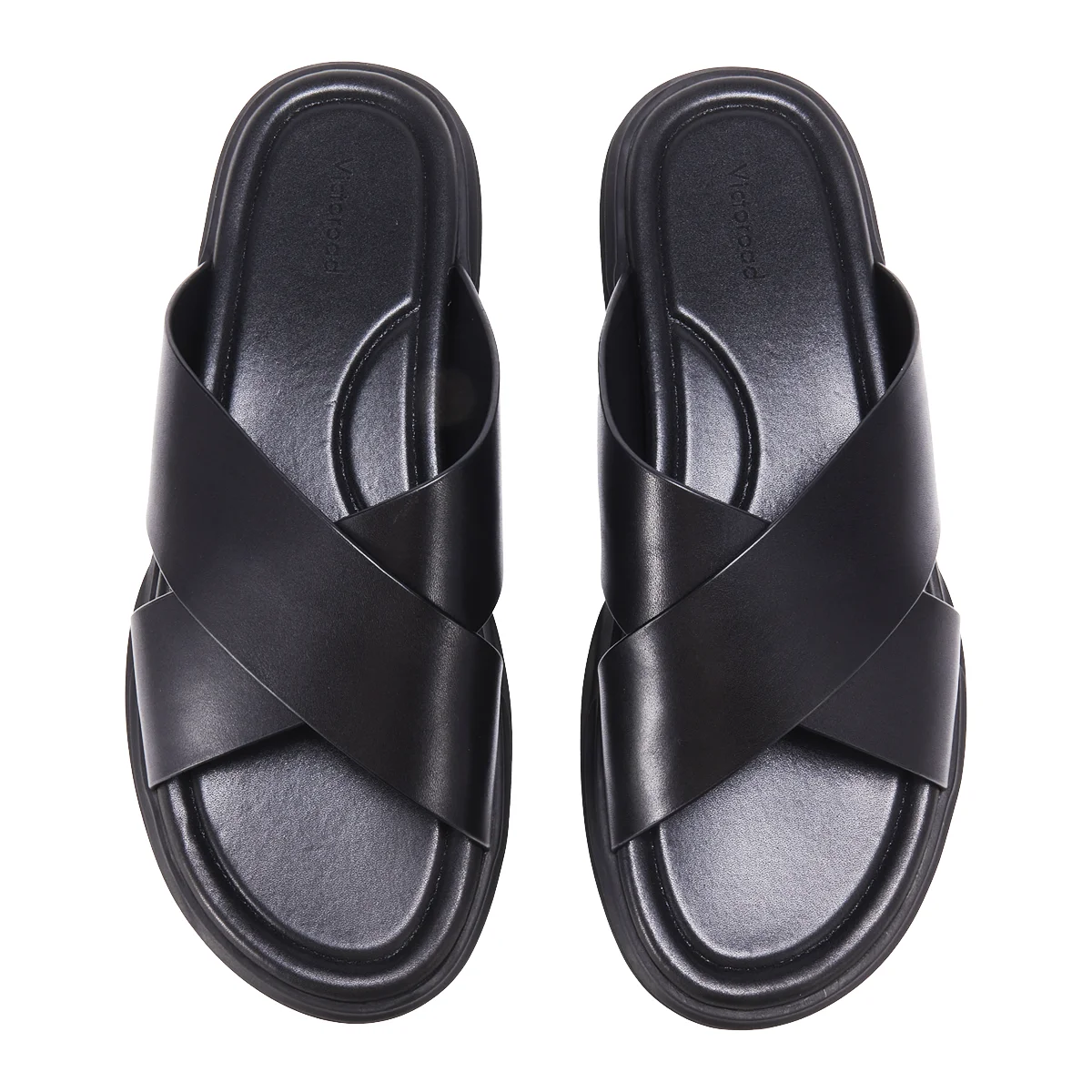 

Men's Full Grain Leather Non-slip Elegant Slippers Top Grade Cowhide Vamp Soft Shoes Mens Daily Wear Comfortable Sandals