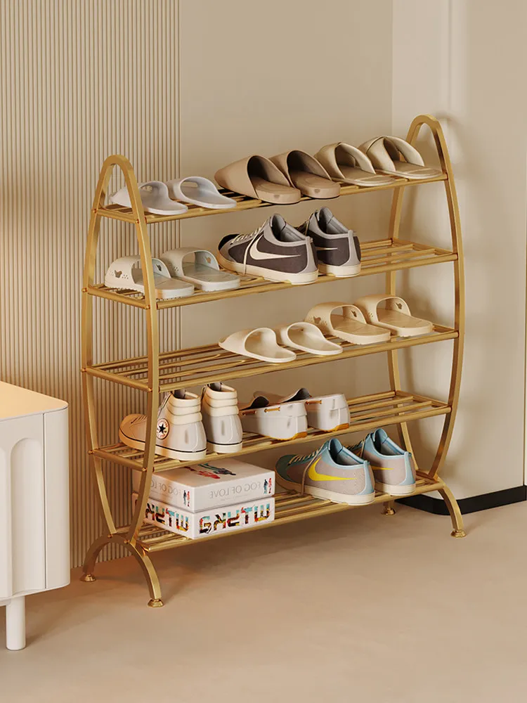 Shoe rack simple door home indoor multi-layer shoe rack Internet celebrity creative storage new slipper rack