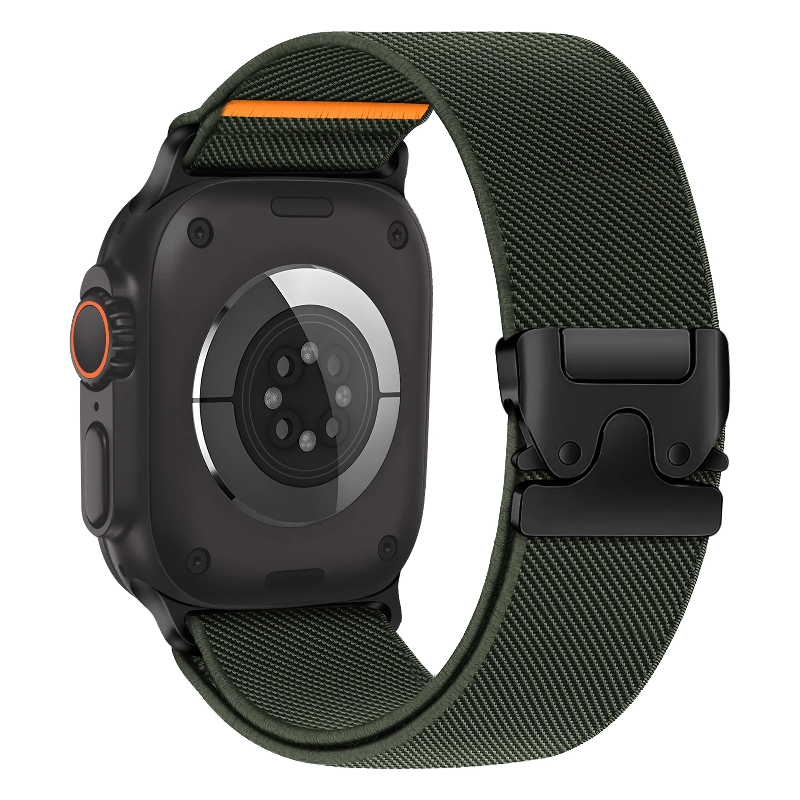 Fallschirmarmband für Apple Watch 10 Band 40mm 44mm 46mm 49mm 45mm 41mm Nylon-Armbänder IWatch Correa Serie 11 9 8 7 SE Ultra2 3