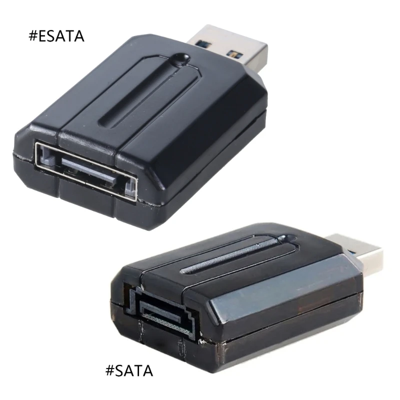 Adaptador USB a material ABS /USB a conectores convertidores eSATA con chipset JM539 intercambiable en caliente