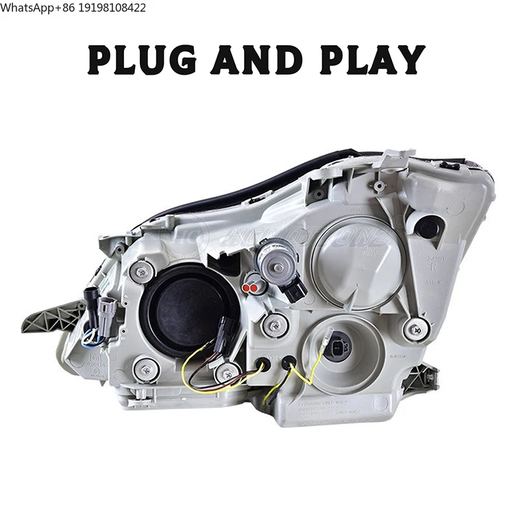 

Фары HCMOTIONZ LED в сборе с динамической анимацией запуска ДХО, 12-го поколения, для Toyota Crown 03-08