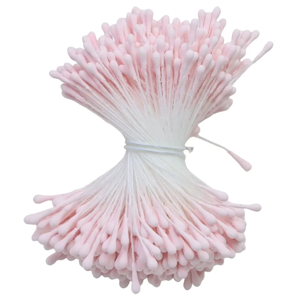 400pcs 2mm Moulti Options Artificial Flower stamen Mini Pearl Floral pistil For Wedding Party Home Decoration DIY Accessories