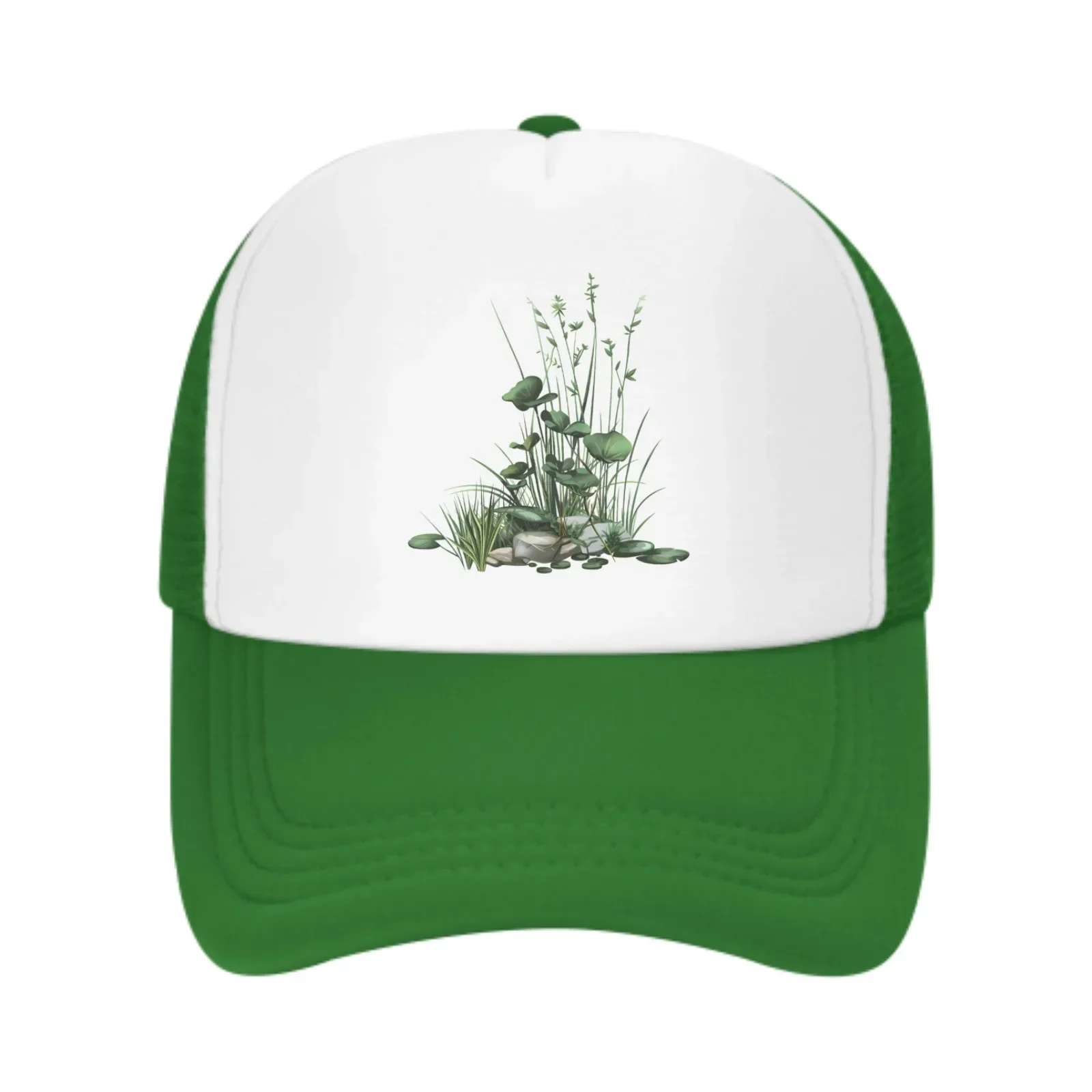 novas-plantas-aquaticas-verdes-para-lagos-com-pedras-chapeu-de-sol-diario-bones-de-pesca-ao-ar-livre-masculinos-e-femininos-moda