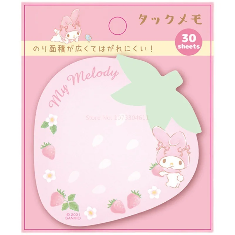 Imagem -05 - Cute Creative Sticky Note Sanrio Olá Kitty Kuromi Notepad Portátil Message Pocket Materiais Faça Você Mesmo Presentes de Papelaria Estudante