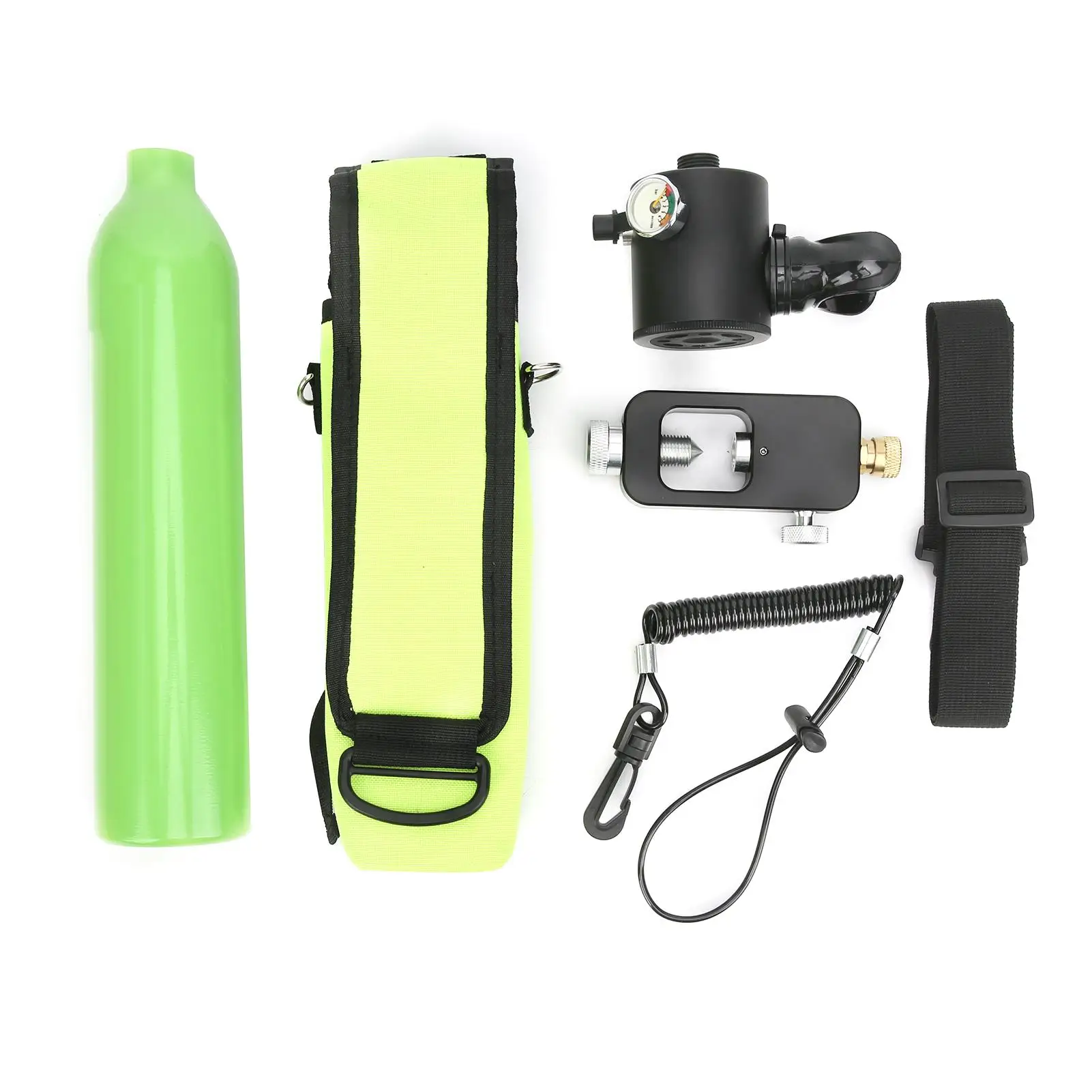 

500ML Diving Air Tank Oxygen Cylinder Underwater Emergency Snorkeling Equipment