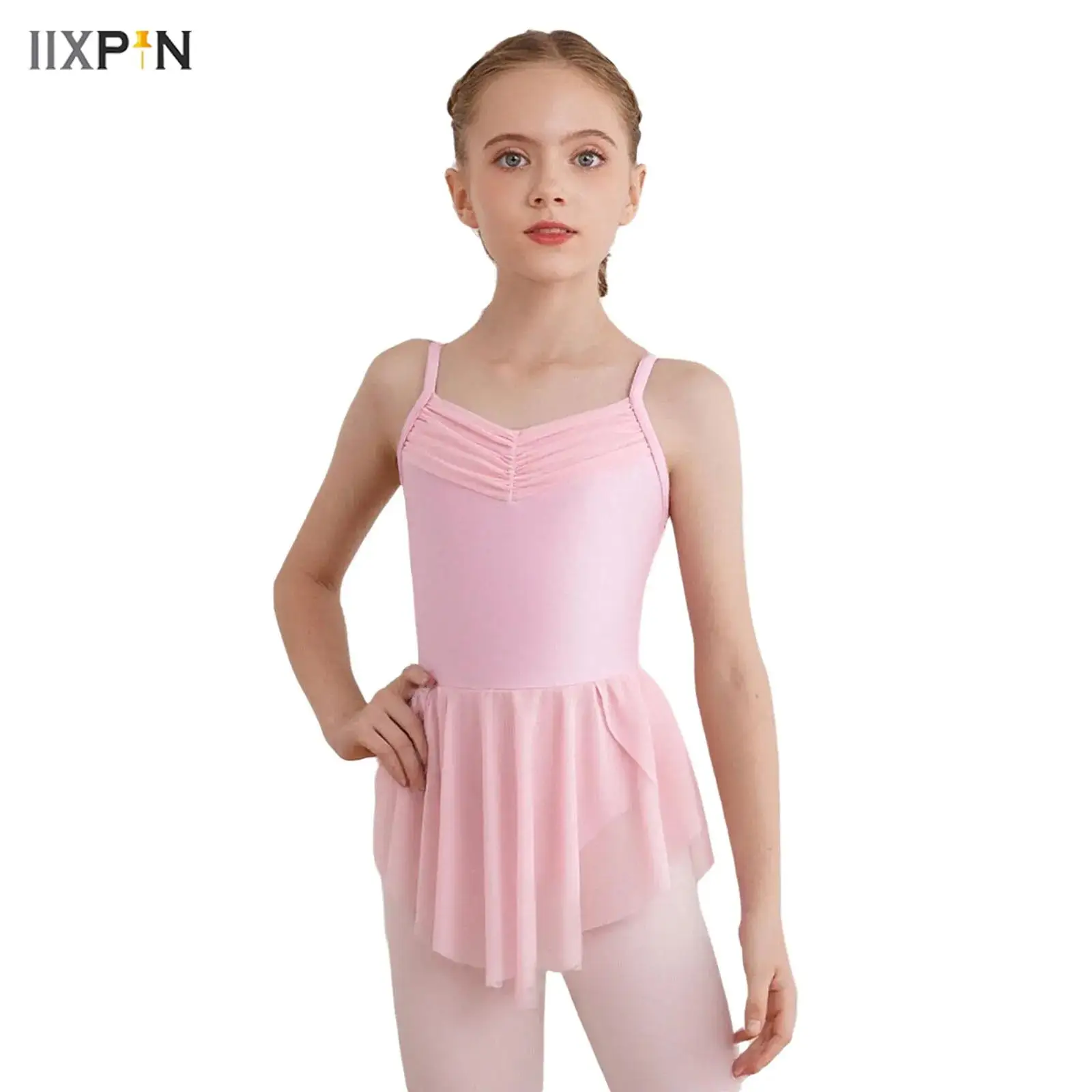 criancas-meninas-vestido-de-bale-bailarina-pratica-desempenho-traje-cintas-de-espaguete-lados-ruched-com-decote-em-v-divisao-danca-collant-vestidos