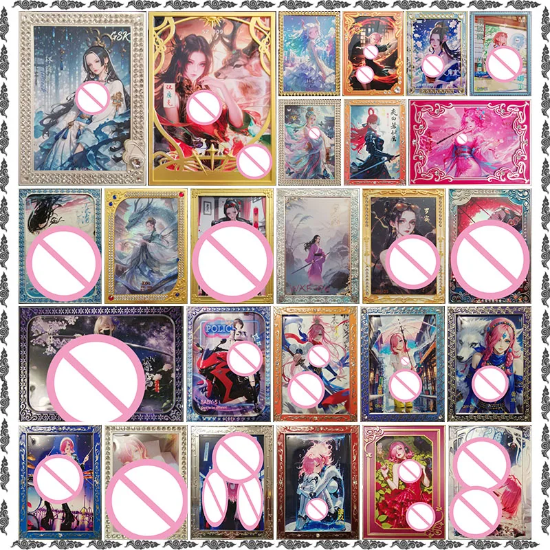 Tarjetas Coleccionables Metálicas de Anime ONE PIECE, Personajes Raros como Hancock, Yamato, Reiju, Nami, Vivi, Uta, Robin, Stussy, Regalo de Navidad o Cumpleaños para Hombres