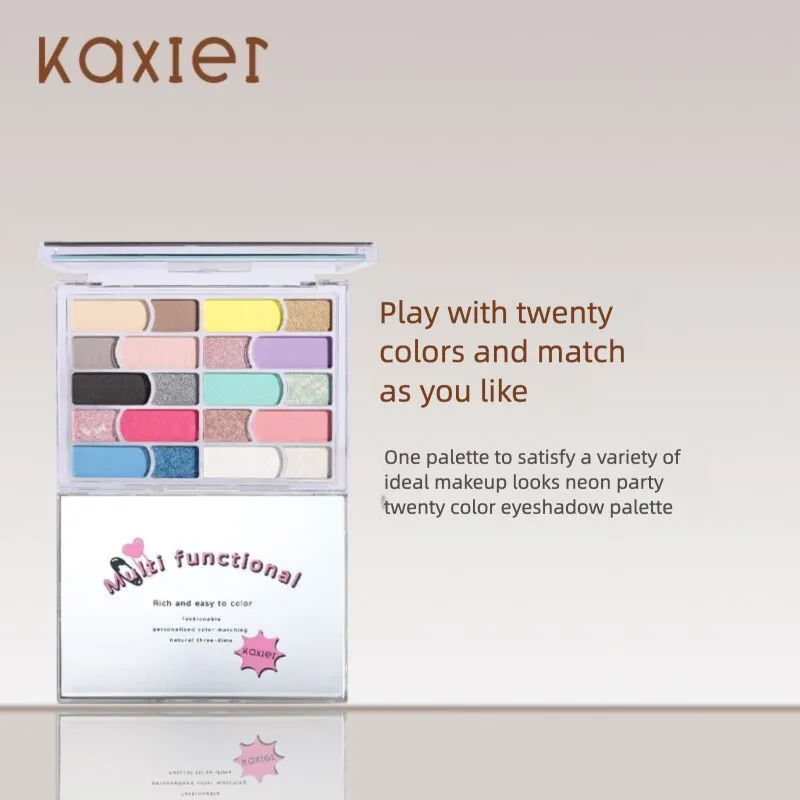 Palette di ombretti Cahill Party Ombretto della dea del colore opaco perlescente fine scintillante a lunga durata