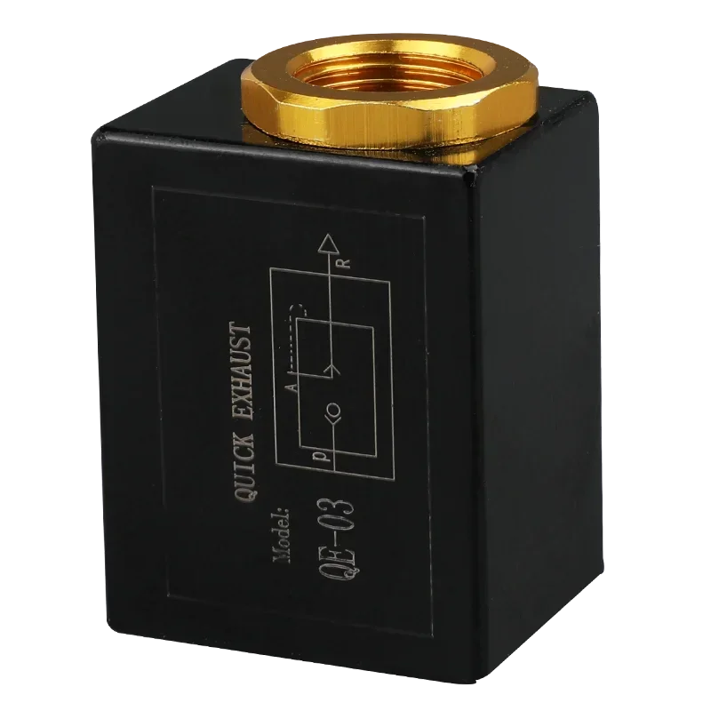 عالية الجودة هوائي الهواء الإفراج السريع صمام العادم QE-02/03/04 1/8 1/4 3/8 1/2 BSP الموضوع #1