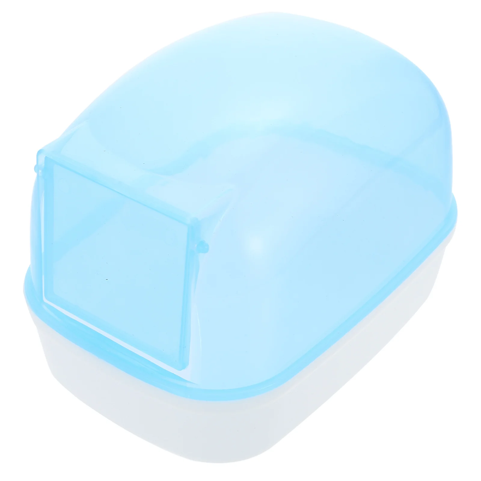 

2Pcs Hamster Bath Containers Transparent Plastic Sand Bathroom Detachable Dust-Proof Hamster Bathtubs Small Pet Bathroom