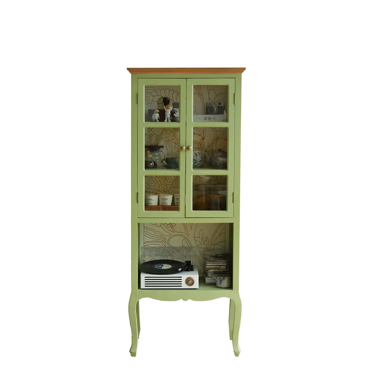 

Гостиная Напольный боковой шкаф Шкаф для хранения Витрина Резной книжный шкаф Домашнее хранение