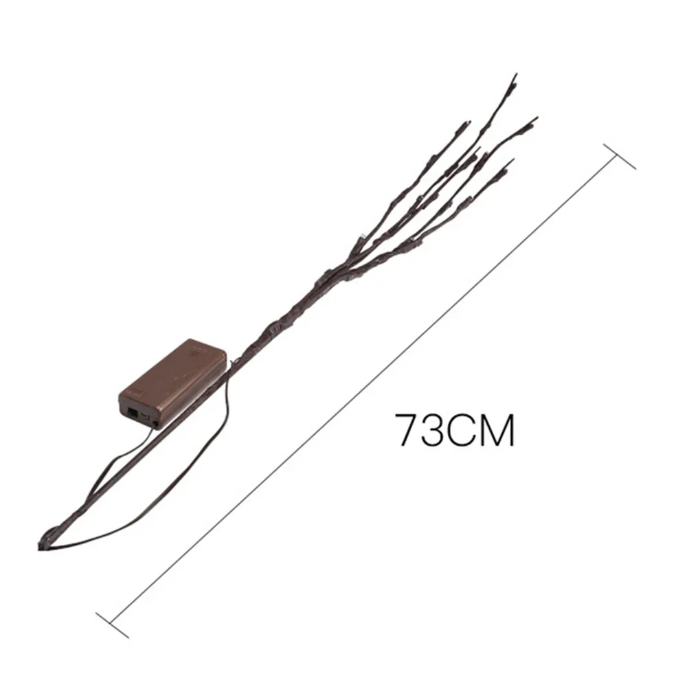 20leds LED Branch Light Zasilana bateryjnie lampa z gałęzi wierzby Sztuczna gałąź Gałązka Wazon Światła LED na imprezę Wróżka DIY Wystrój pokoju — zdjęcie 3