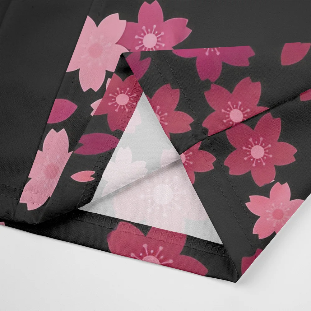 سترة هاوري كيمونو اليابانية للسيدات، قناع ثعلب مطبوع عليه زهور، هدية، ملابس خارجية تقليدية، غطاء فضفاض غير رسمي