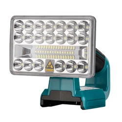 3/5 Inch Tool Light For Makita 18V Lithium Battery Cordless LED Flashlight Lamp With USB Outdoor Emergency Lighting Spotlight
