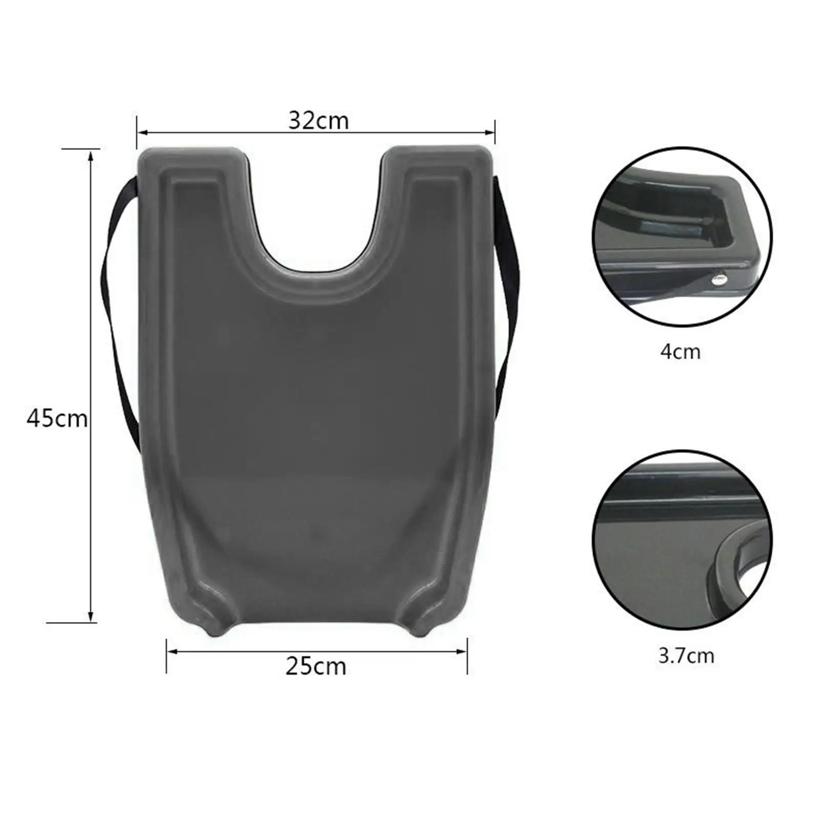 Lavabo portátil del fregadero de la bandeja de lavado del enjuague del champú del pelo para la peluquería casera