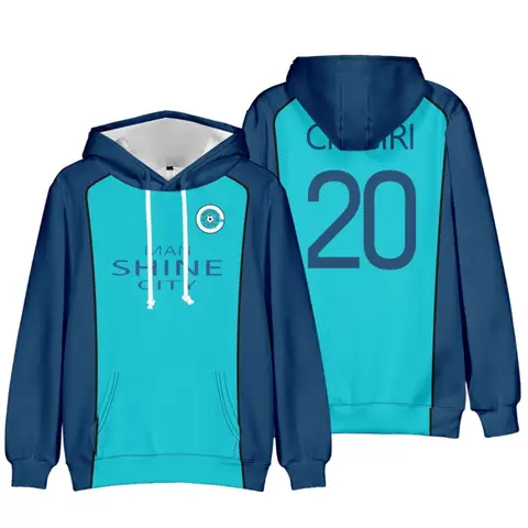 Blå Lock Manshine City Anime Cosplay Herr Grafiska Tröjor Fotboll Träningsdräkt Seishiro Nagi Toppar 2025 Hoodie Anpassad Hoodie 10 best sales fotbollströja - №7