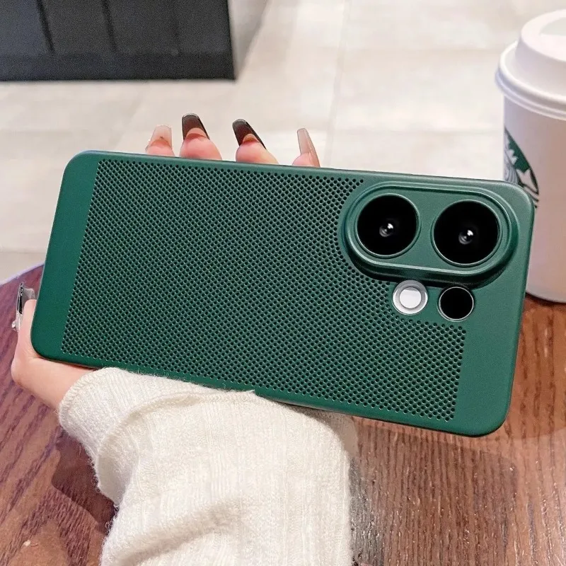 Twardy futerał na telefon Vivo X200 FE z odprowadzaniem ciepła dla VIVO V60 S30 Pro Mini X200 Ultra X100 S Cooling Honeycomb Mesh PC Shell